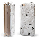 Mixtured Gray Textured Marble iPhone 6/6s or 6/6s Plus 2-Piece Hybrid INK-Fuzed Case