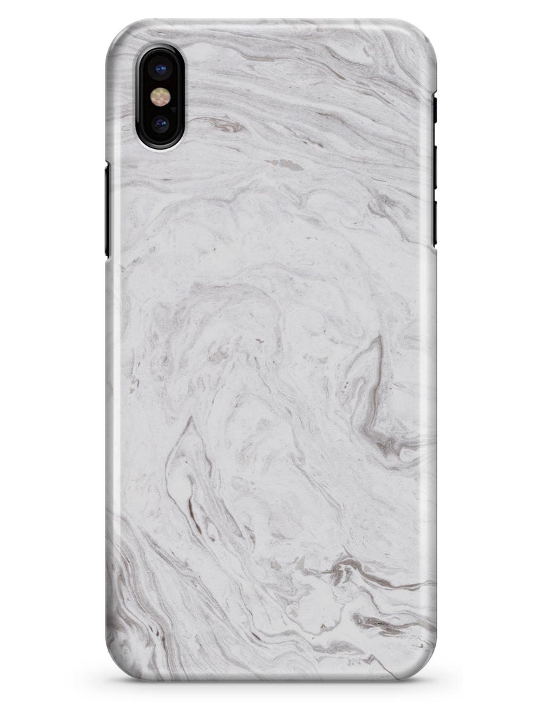 Mixtured Gray v12 Textured Marble - iPhone X Clipit Case