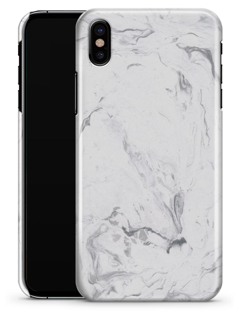 Mixtured Gray v13 Textured Marble - iPhone X Clipit Case