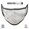 Mixtured Gray v4 Textured Marble - Made in USA Mouth Cover Unisex Anti-Dust Cotton Blend Reusable & Washable Face Mask with Adjustable Sizing for Adult or Child