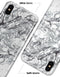 Mixtured Gray v5 Textured Marble - iPhone X Clipit Case