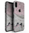 Mixtured Pink and Gray Textured Marble - iPhone XS MAX, XS/X, 8/8+, 7/7+, 5/5S/SE Skin-Kit (All iPhones Avaiable)