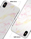 Mixtured Textured Marble - iPhone X Clipit Case