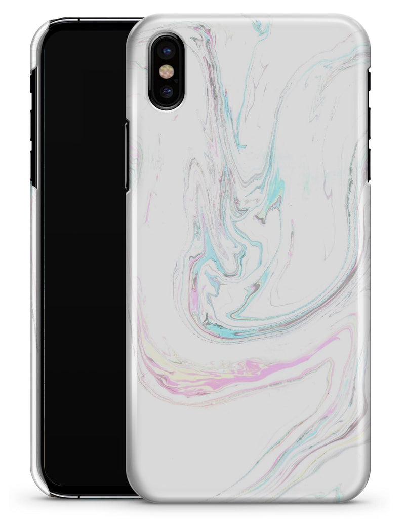 Mixtured Textured Marble v10 - iPhone X Clipit Case