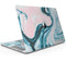 Modern Marble Aqua Mix V12 - Skin Decal Wrap Kit Compatible with the Apple MacBook Pro, Pro with Touch Bar or Air (11", 12", 13", 15" & 16" - All Versions Available)
