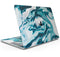 Modern Marble Aqua Mix V1 - Skin Decal Wrap Kit Compatible with the Apple MacBook Pro, Pro with Touch Bar or Air (11", 12", 13", 15" & 16" - All Versions Available)