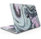 Modern Marble Aqua Mix V4 - Skin Decal Wrap Kit Compatible with the Apple MacBook Pro, Pro with Touch Bar or Air (11", 12", 13", 15" & 16" - All Versions Available)