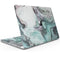 Modern Marble Aqua Mix V5 - Skin Decal Wrap Kit Compatible with the Apple MacBook Pro, Pro with Touch Bar or Air (11", 12", 13", 15" & 16" - All Versions Available)