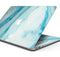 Modern Marble Aqua Mix V9 - Skin Decal Wrap Kit Compatible with the Apple MacBook Pro, Pro with Touch Bar or Air (11", 12", 13", 15" & 16" - All Versions Available)