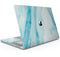 Modern Marble Aqua Mix V9 - Skin Decal Wrap Kit Compatible with the Apple MacBook Pro, Pro with Touch Bar or Air (11", 12", 13", 15" & 16" - All Versions Available)
