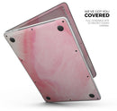 Modern Marble Coral Pink Mix V1 - Skin Decal Wrap Kit Compatible with the Apple MacBook Pro, Pro with Touch Bar or Air (11", 12", 13", 15" & 16" - All Versions Available)