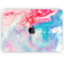 Modern Marble Cotton Candy Mix V1 - Skin Decal Wrap Kit Compatible with the Apple MacBook Pro, Pro with Touch Bar or Air (11", 12", 13", 15" & 16" - All Versions Available)