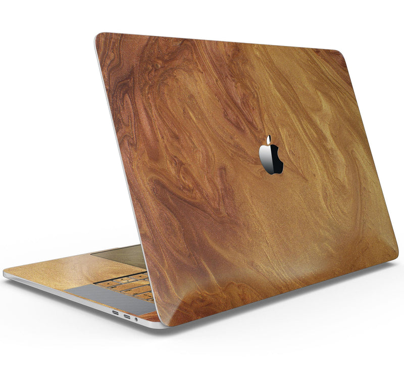 Modern Marble Gold Metallic Mix V6 - Skin Decal Wrap Kit Compatible with the Apple MacBook Pro, Pro with Touch Bar or Air (11", 12", 13", 15" & 16" - All Versions Available)