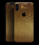 Molten Gold Digital Foil Swirl V11 - iPhone XS MAX, XS/X, 8/8+, 7/7+, 5/5S/SE Skin-Kit (All iPhones Avaiable)