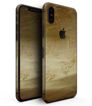 Molten Gold Digital Foil Swirl V12 - iPhone XS MAX, XS/X, 8/8+, 7/7+, 5/5S/SE Skin-Kit (All iPhones Avaiable)