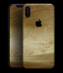 Molten Gold Digital Foil Swirl V12 - iPhone XS MAX, XS/X, 8/8+, 7/7+, 5/5S/SE Skin-Kit (All iPhones Avaiable)