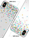 Multicolor Trianlges Over White  - iPhone X Clipit Case