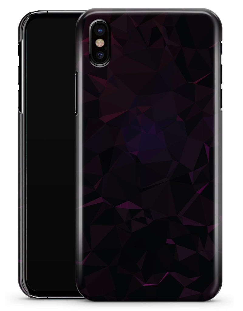 Muted Dark Abstract Geometric Shapes - iPhone X Clipit Case