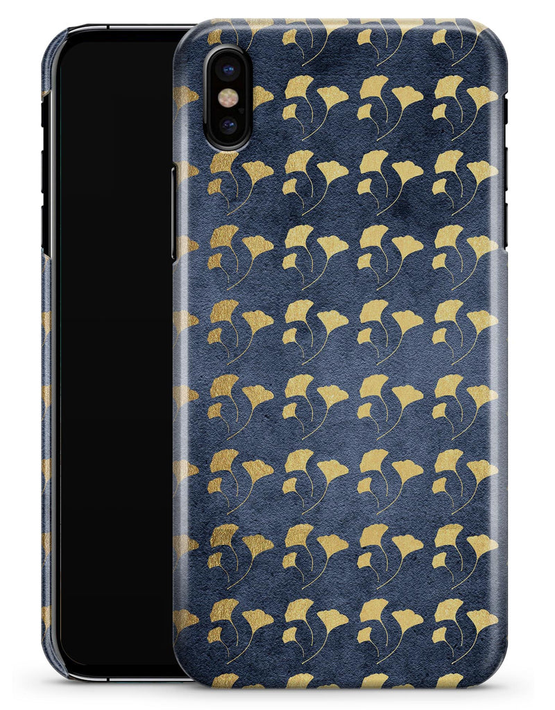 Navy Gold Foil v4 - iPhone X Clipit Case