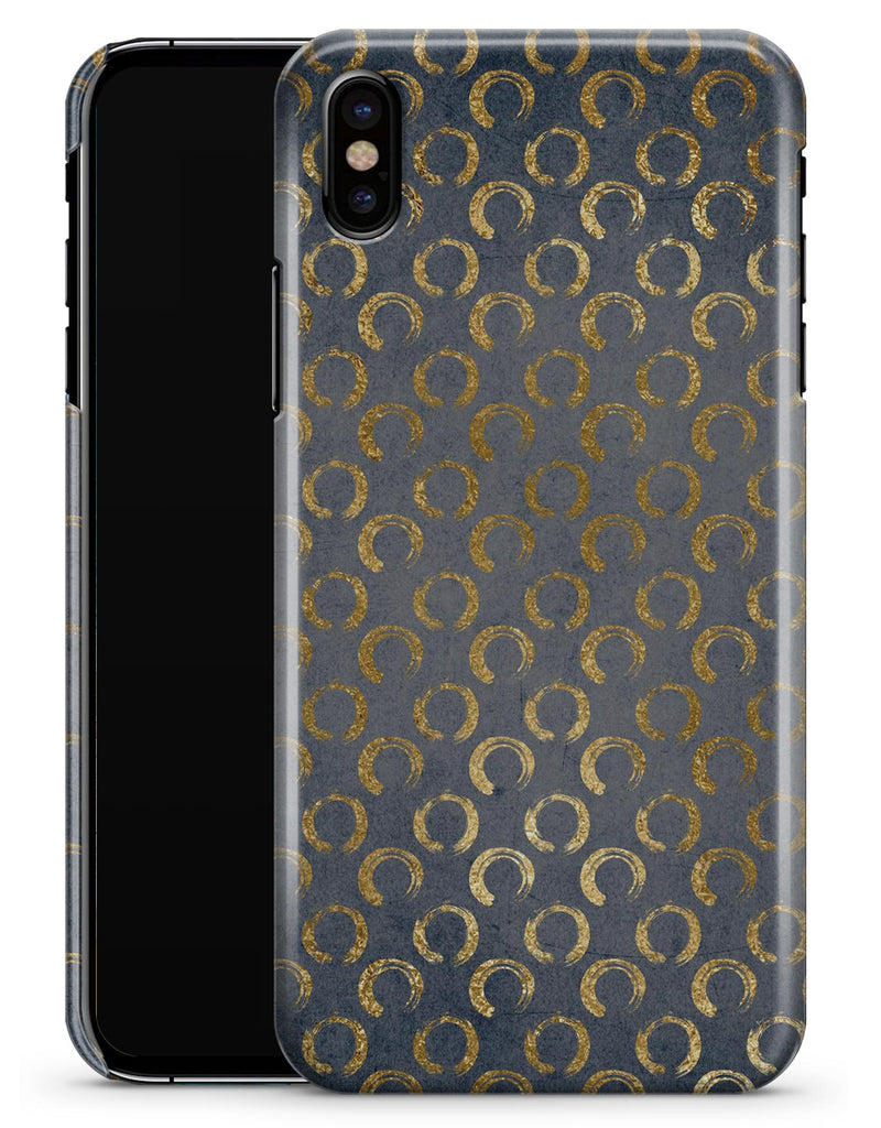 Navy Gold Foil v8 - iPhone X Clipit Case