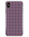 Navy and Coral Houndstooth Pattern - iPhone X Clipit Case