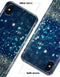 Navy and Gold Unfocused Sparkles of Light - iPhone X Clipit Case