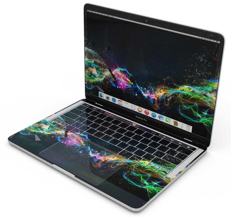 Neon Motion Lights - Skin Decal Wrap Kit Compatible with the Apple MacBook Pro, Pro with Touch Bar or Air (11", 12", 13", 15" & 16" - All Versions Available)