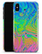 Neon Color Swirls - iPhone X Clipit Case
