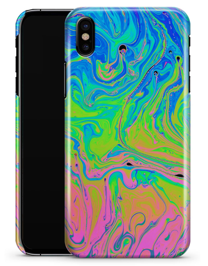 Neon Color Swirls - iPhone X Clipit Case