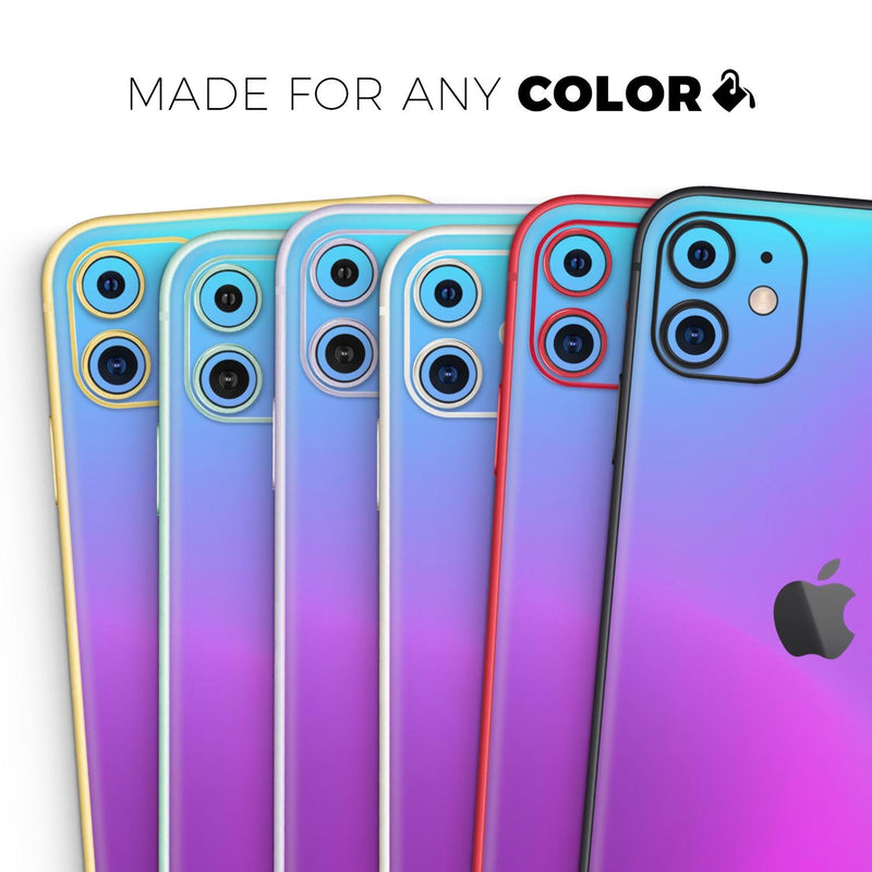 Neon Holographic V1 - Skin-Kit for the Apple iPhone 11, 11 Pro or 11 Pro Max