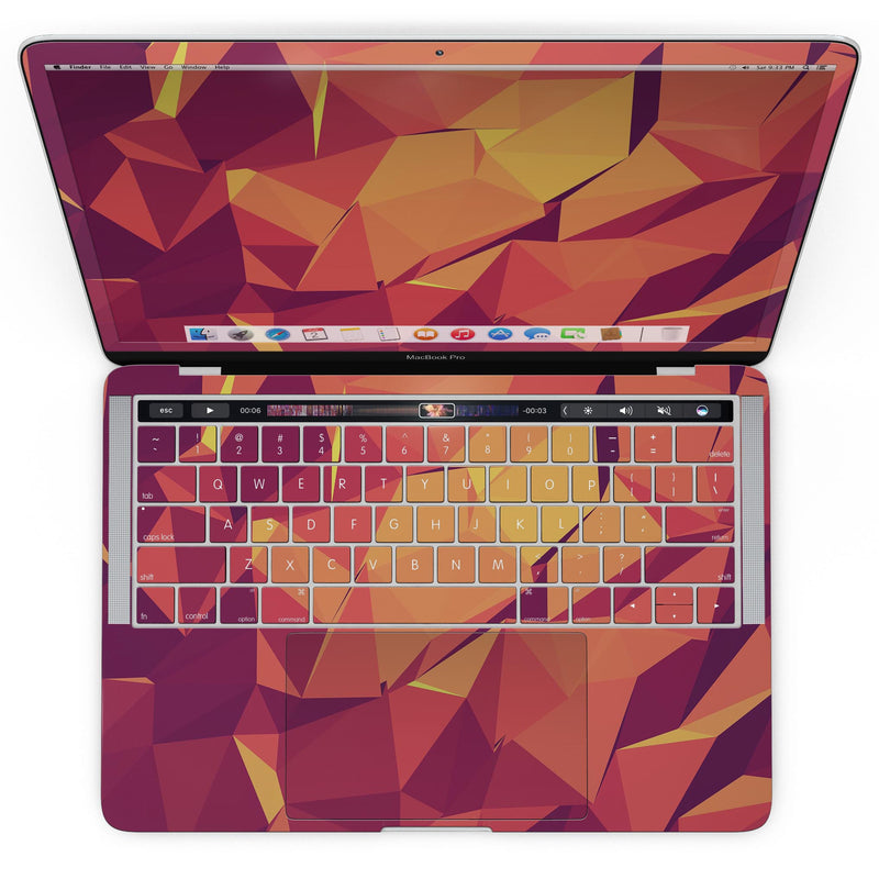 MacBook Pro with Touch Bar Skin Kit - Neon_Pink_and_Orange_Geometric_Shapes-MacBook_13_Touch_V4.jpg?