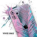 Neon Retro Paint Forest V1 - Skin-Kit for the Apple iPhone 11, 11 Pro or 11 Pro Max