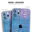 Neon Vibrant Snake Skin Pattern - Skin-Kit for the Apple iPhone 11, 11 Pro or 11 Pro Max