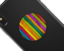 Neon Wood Planks - Skin Kit for PopSockets and other Smartphone Extendable Grips & Stands