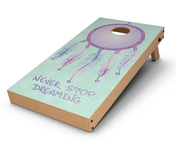 Never_Stop_Dreaming_Dreamcatcher_-_Cornhole_Board_Mockup_V2.jpg