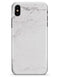 Nuetral Gray and White Marble Surface - iPhone X Clipit Case