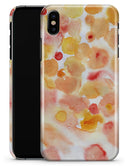 Orange Absorbed Watercolor Texture - iPhone X Clipit Case