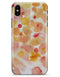 Orange Absorbed Watercolor Texture - iPhone X Clipit Case
