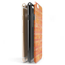Orange Multi Watercolor Chevron iPhone 6/6s or 6/6s Plus 2-Piece Hybrid INK-Fuzed Case