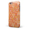 Orange Sorted Large Watercolor Polka Dots iPhone 6/6s or 6/6s Plus 2-Piece Hybrid INK-Fuzed Case