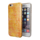 Orange and Yellow Watercolor Strings iPhone 6/6s or 6/6s Plus 2-Piece Hybrid INK-Fuzed Case