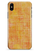 Orange and Yellow Watercolor Strings - iPhone X Clipit Case