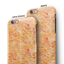 Orange and Yellow Watercolor Tiger Pattern iPhone 6/6s or 6/6s Plus 2-Piece Hybrid INK-Fuzed Case