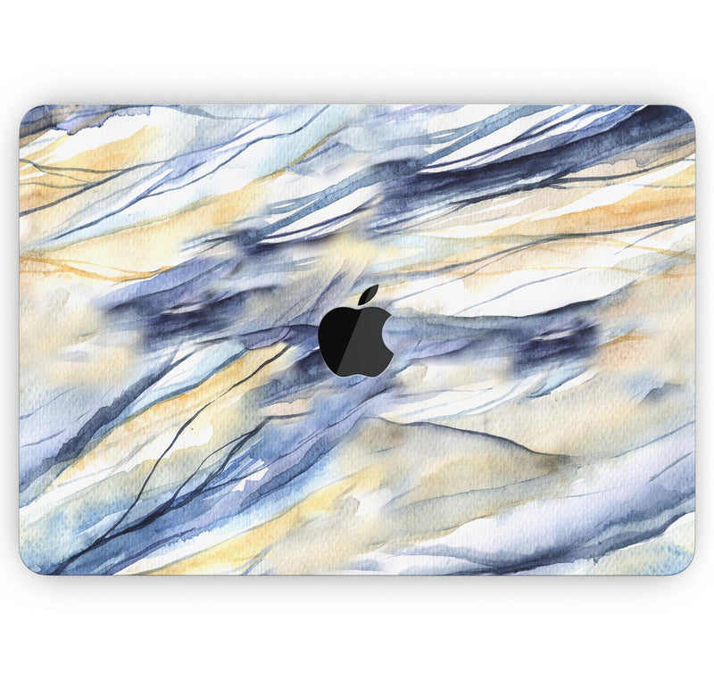 Papered Slate - Skin Decal Wrap Kit Compatible with the Apple MacBook Pro, Pro with Touch Bar or Air (11", 12", 13", 15" & 16" - All Versions Available)