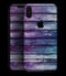 Pink & Blue Dyed Wood - iPhone XS MAX, XS/X, 8/8+, 7/7+, 5/5S/SE Skin-Kit (All iPhones Avaiable)