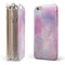 Pink 917 Absorbed Watercolor Texture iPhone 6/6s or 6/6s Plus 2-Piece Hybrid INK-Fuzed Case