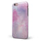 Pink 917 Absorbed Watercolor Texture iPhone 6/6s or 6/6s Plus 2-Piece Hybrid INK-Fuzed Case