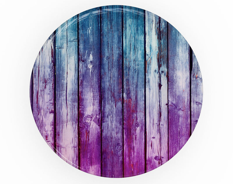 Pink & Blue Dyed Wood - Skin Kit for PopSockets and other Smartphone Extendable Grips & Stands