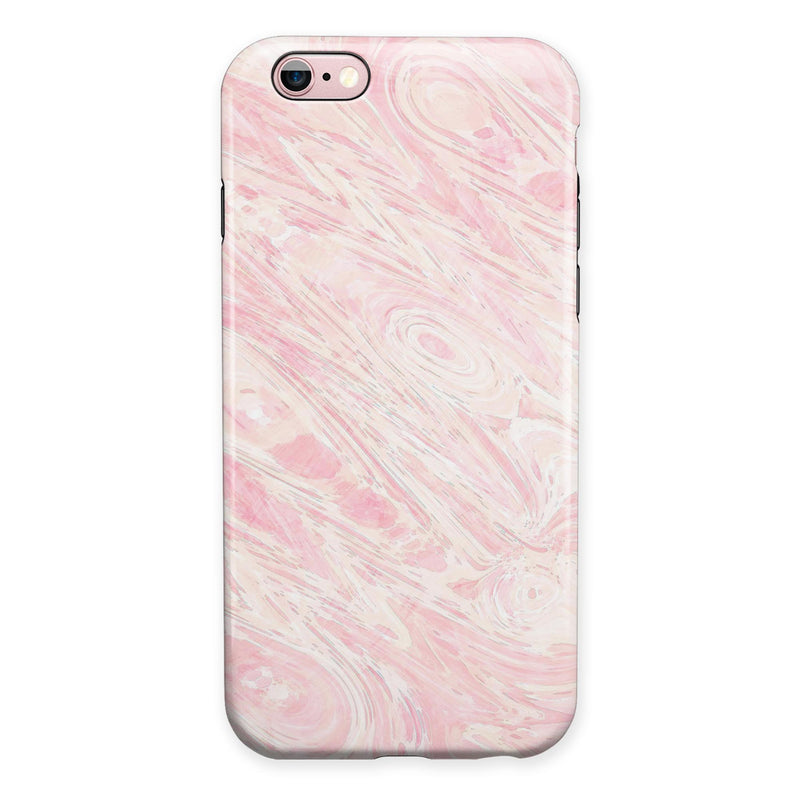 Pink Slate Marble Surface V43 iPhone 6/6s or 6/6s Plus 2-Piece Hybrid INK-Fuzed Case