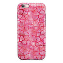 Pink Watercolor Giraffe Pattern iPhone 6/6s or 6/6s Plus 2-Piece Hybrid INK-Fuzed Case